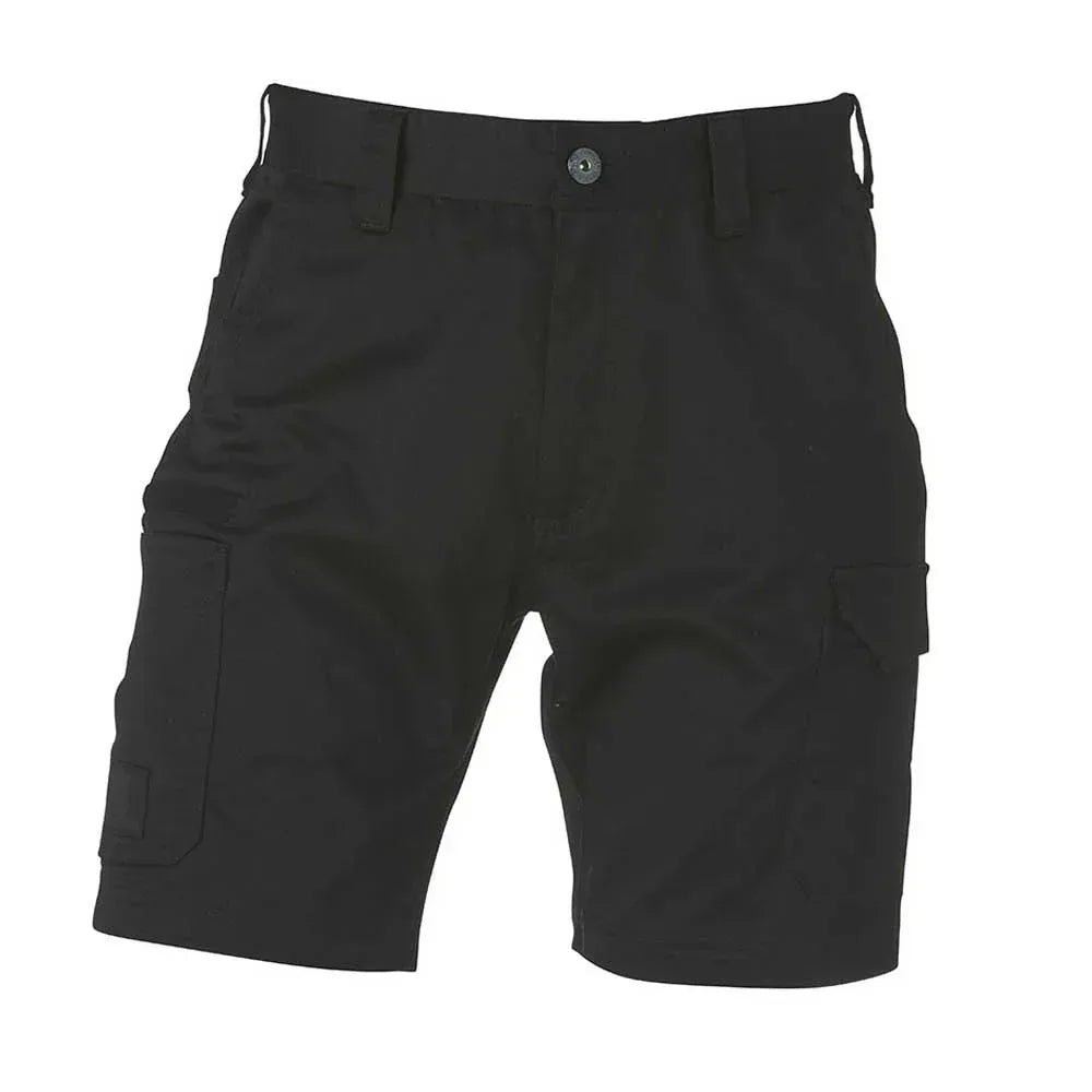 ELEVEN Workwear Cargo Stretch Work Short - Black - RSEA Safety Outlet
